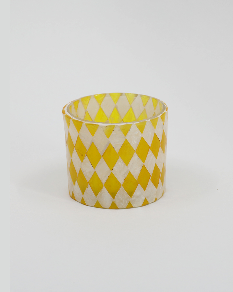 CANDLE HOLDER [YELLOW]